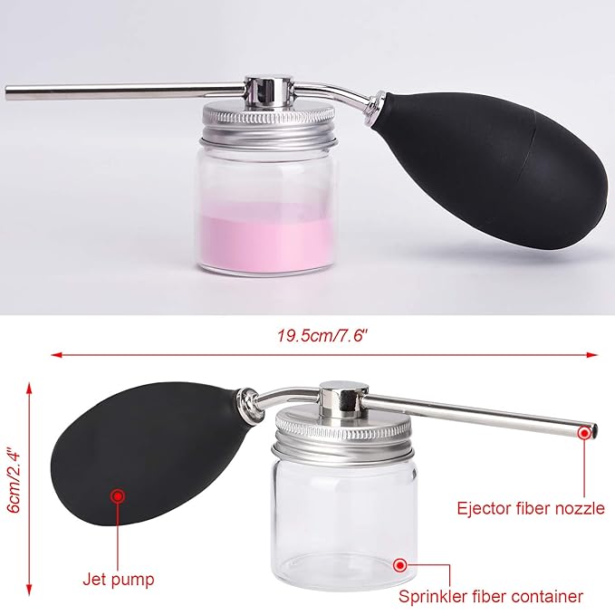 Dispensador de glitter manual