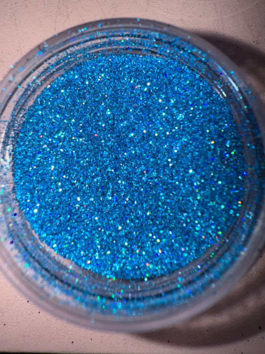 Edible glitter 10g azul brillante
