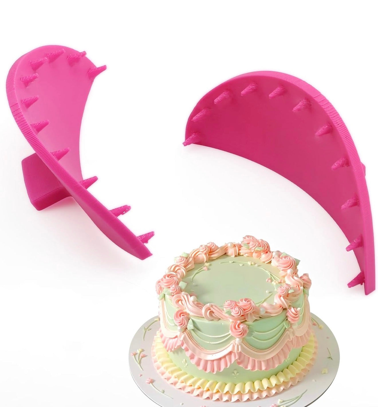 2 PCS Cake Arch Guide Tool,